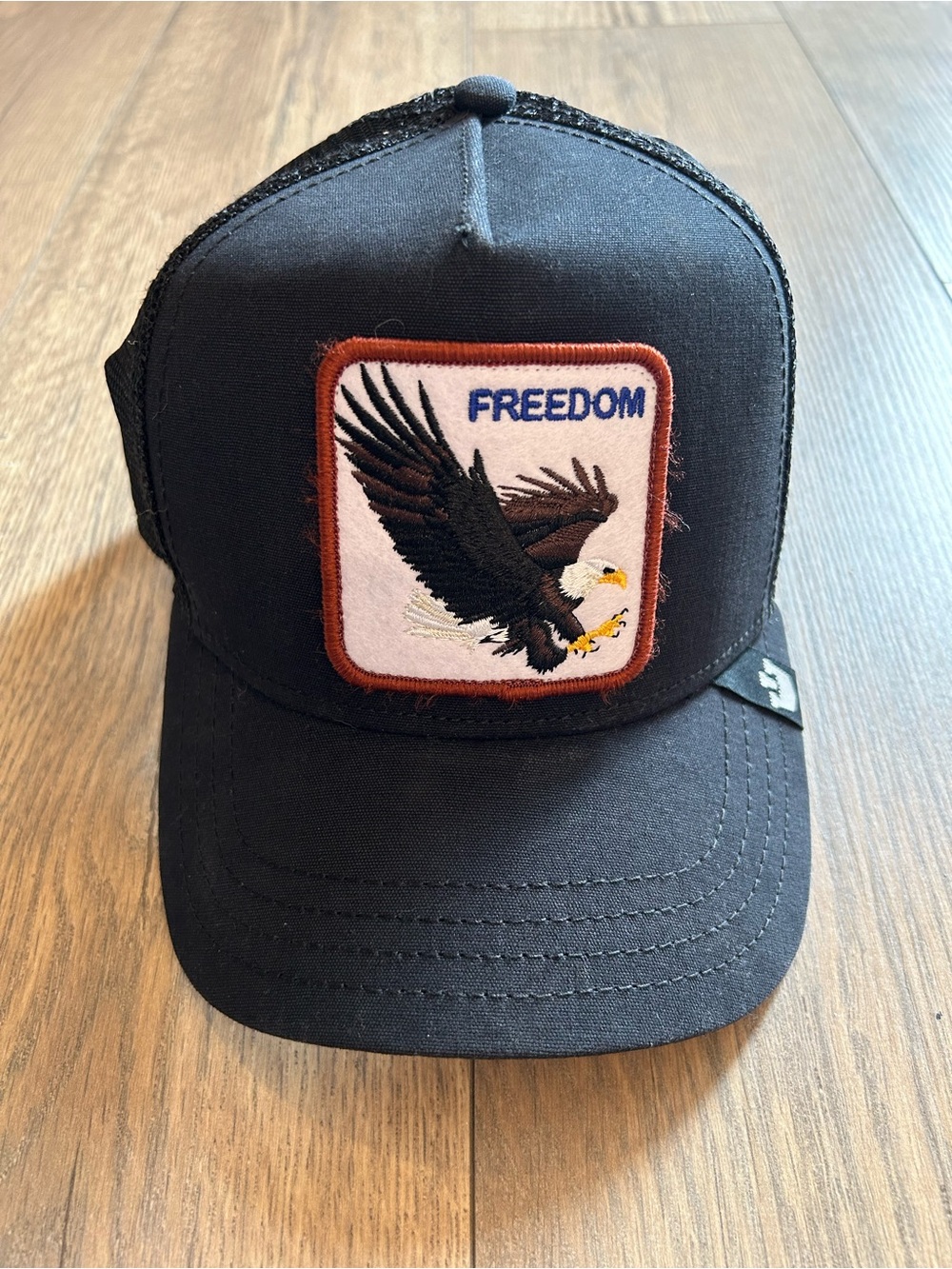 Goorin Bros Freedom Eagle Black Trucker Hat